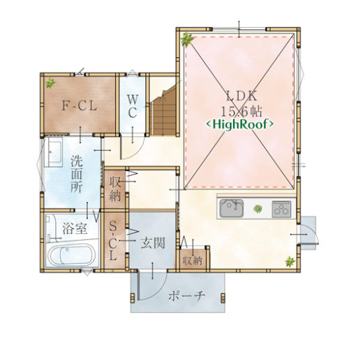 1F(間取)