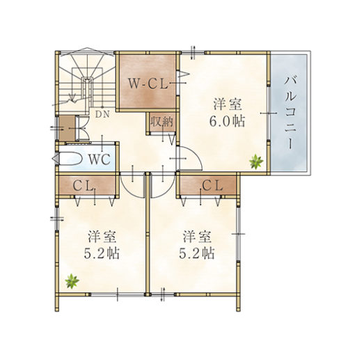 2F(間取) 2F(間取)