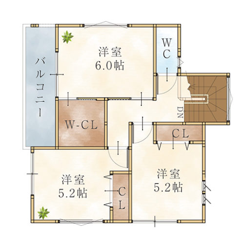 2F(間取) 2F(間取)