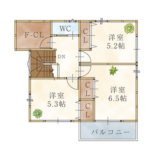 ２F(間取)