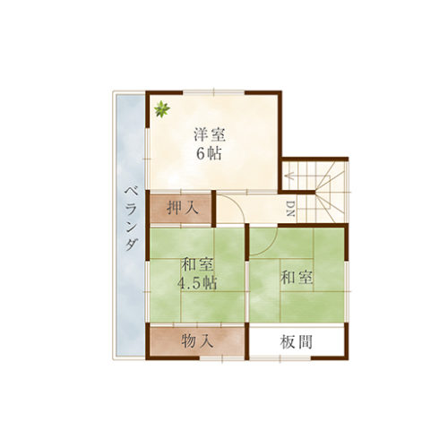 2F(間取) 2F(間取)