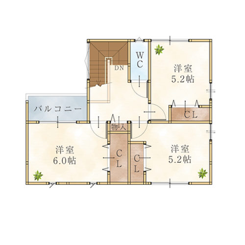 2F(間取) 2F(間取)