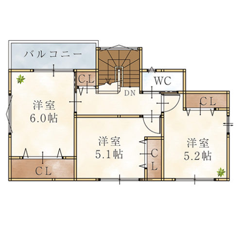 2F(間取) 2F(間取)