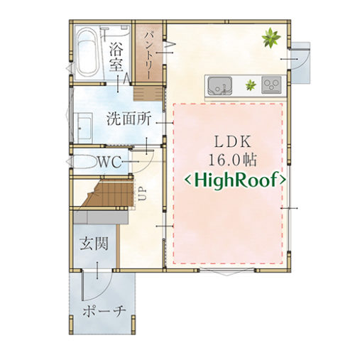 1F(間取) 1F(間取)