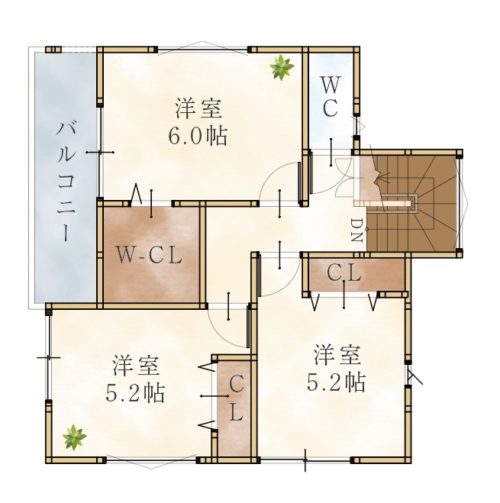 2F(間取) 2F(間取)