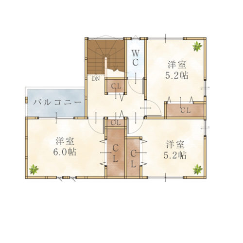 2F(間取) 2F(間取)