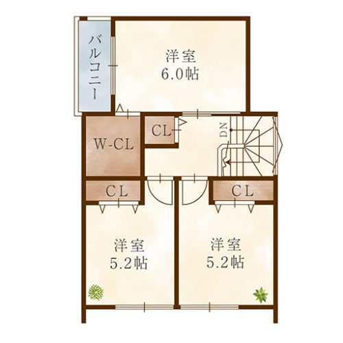 2F(間取) 2F(間取)