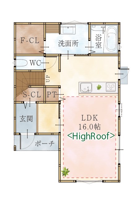 1F(間取) 1F(間取)
