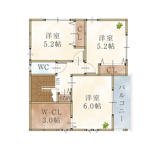 2F(間取) 2F(間取)