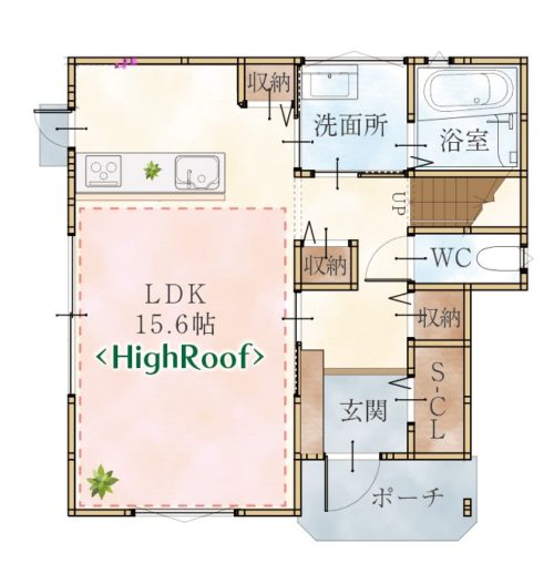 1F(間取) 1F(間取)