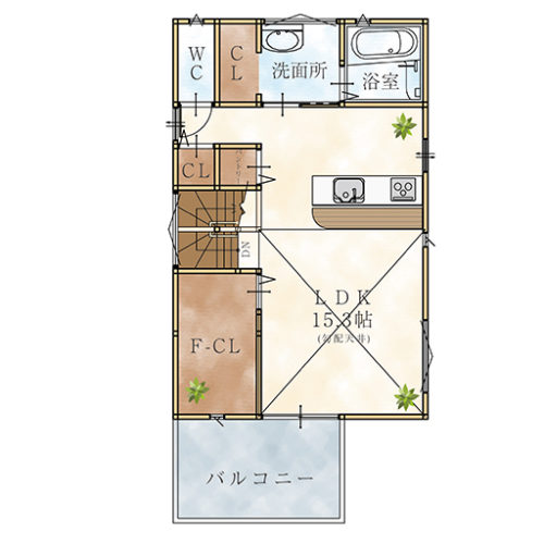 2F(間取) 2F(間取)