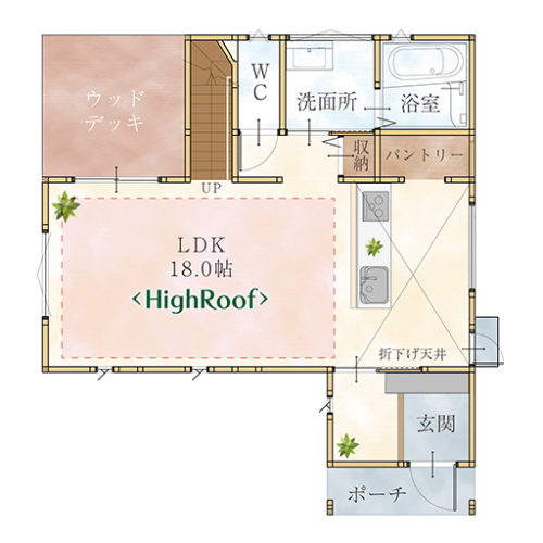 １F(間取)