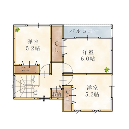 2F(間取) 2F(間取)