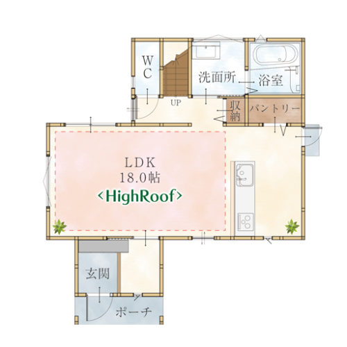 1F(間取) 1F(間取)