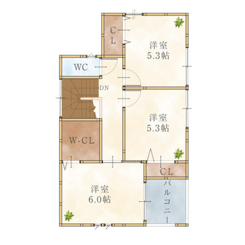 2F(間取) 2F(間取)