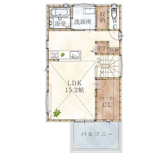 2F(間取) 2F(間取)