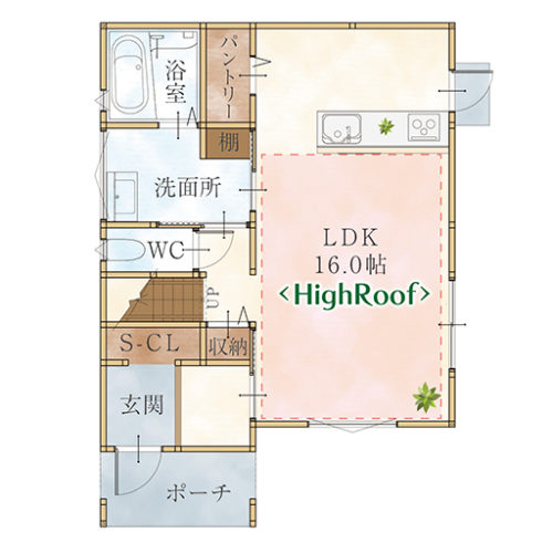 1F(間取) 1F(間取)