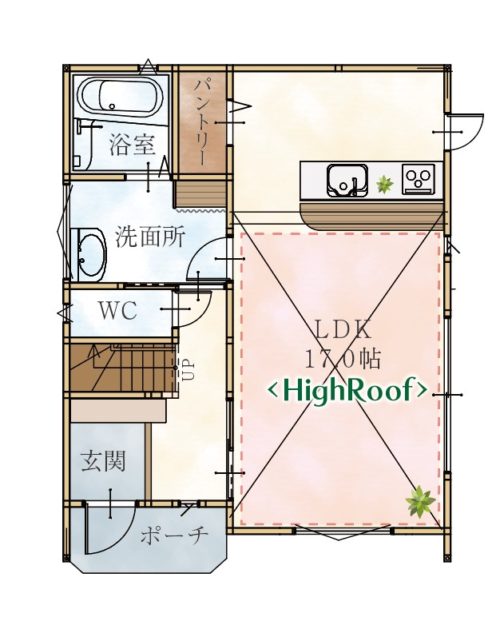 1F(間取) 1F(間取)