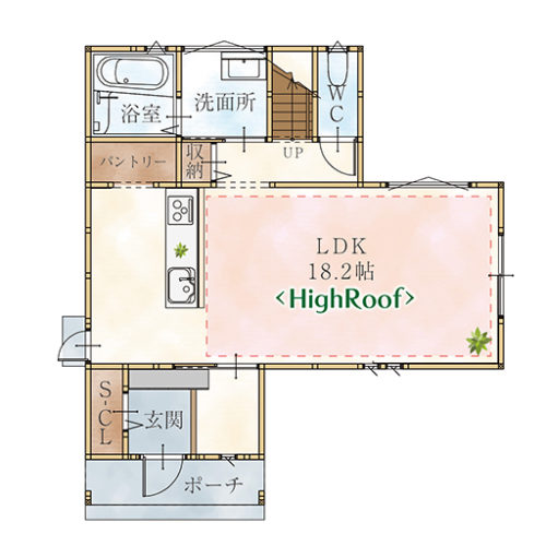 1F(間取)