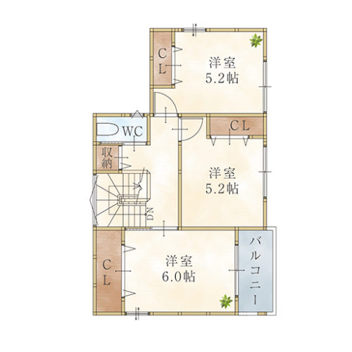 2F(間取) 2F(間取)