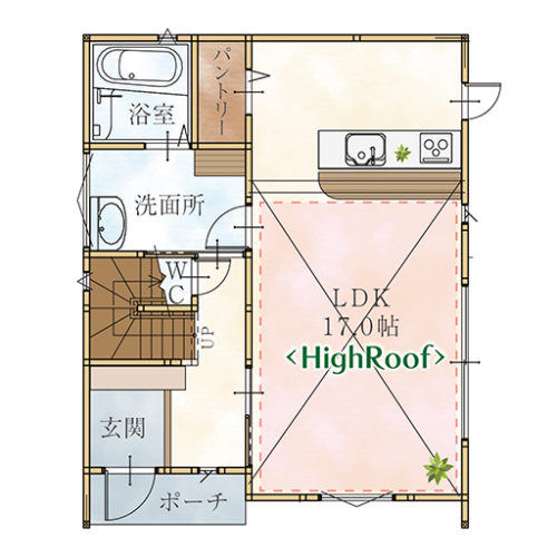 1F(間取) 1F(間取)