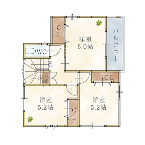 2F(間取) 2F(間取)