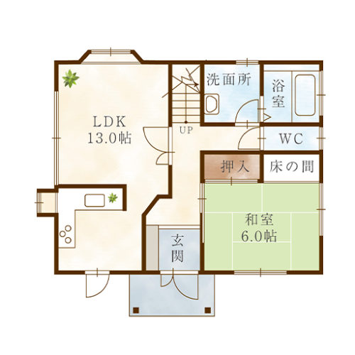1F(間取)