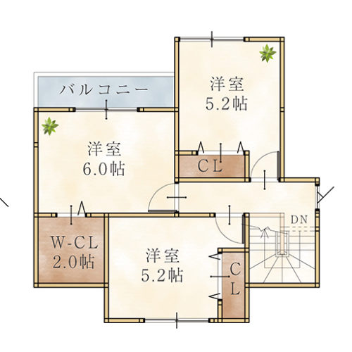 2F(間取) 2F(間取)