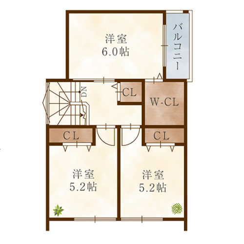 2F(間取) 2F(間取)