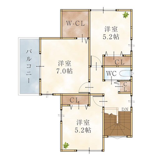 2F(間取) 2F(間取)
