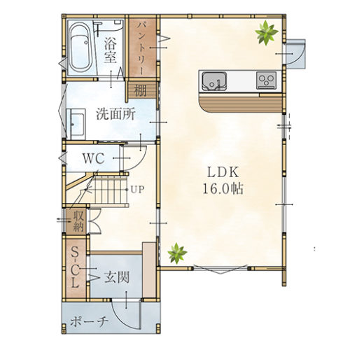 1F(間取) 1F(間取)