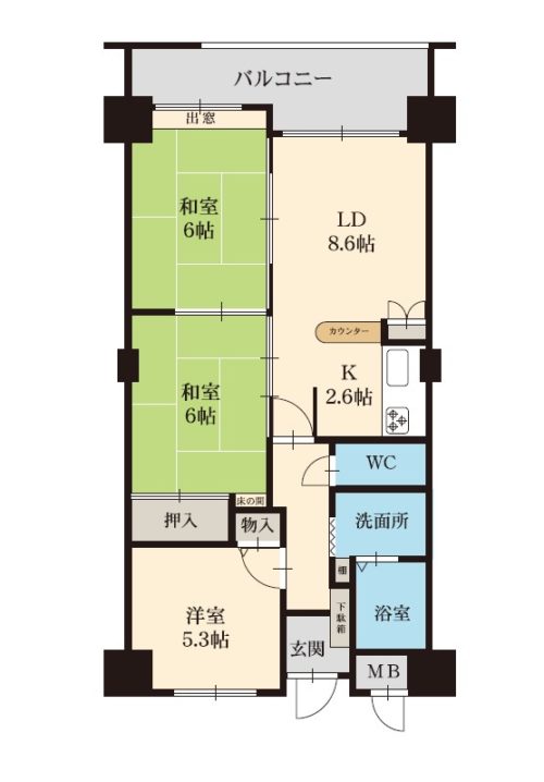 (間取) (間取)
