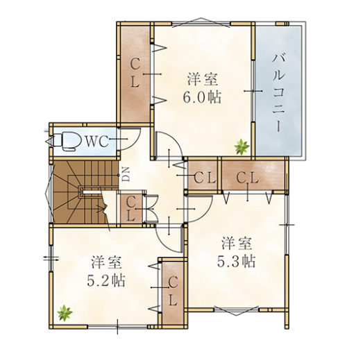 2F(間取) 2F(間取)