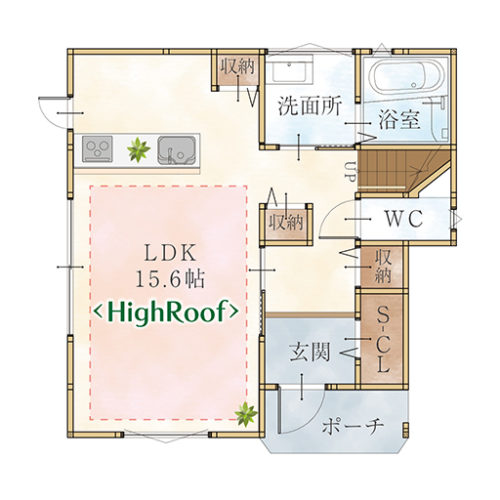 1F(間取) 1F(間取)