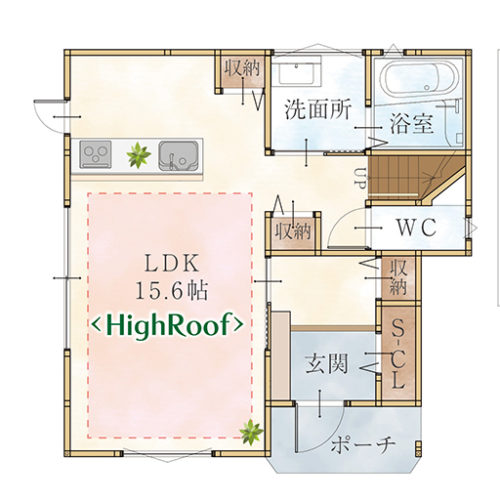 1F(間取) 1F(間取)