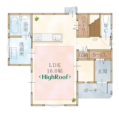1F(間取) 1F(間取)