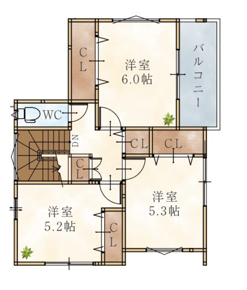 2F(間取) 2F(間取)