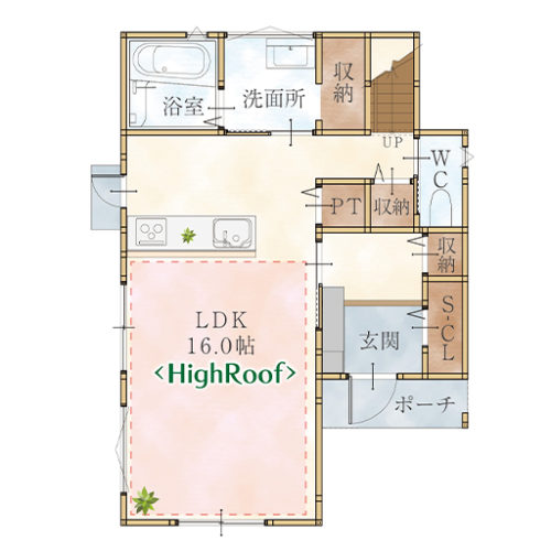 1F(間取) 1F(間取)