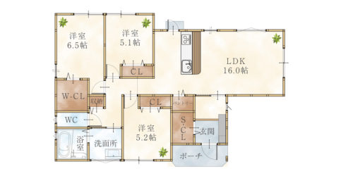(間取) (間取)