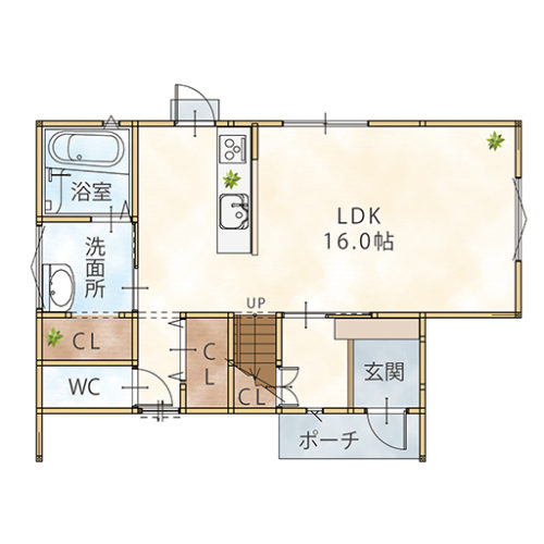 1F(間取)