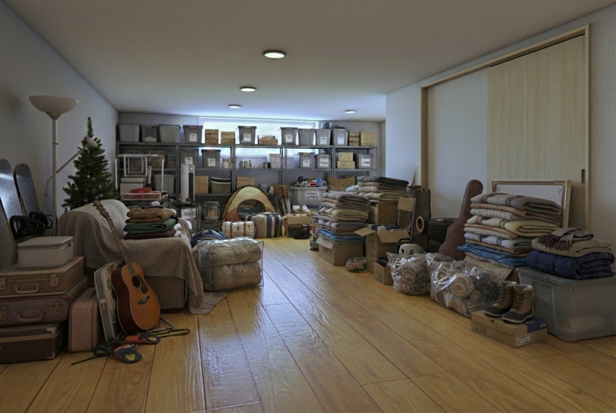 季節の大型収納庫