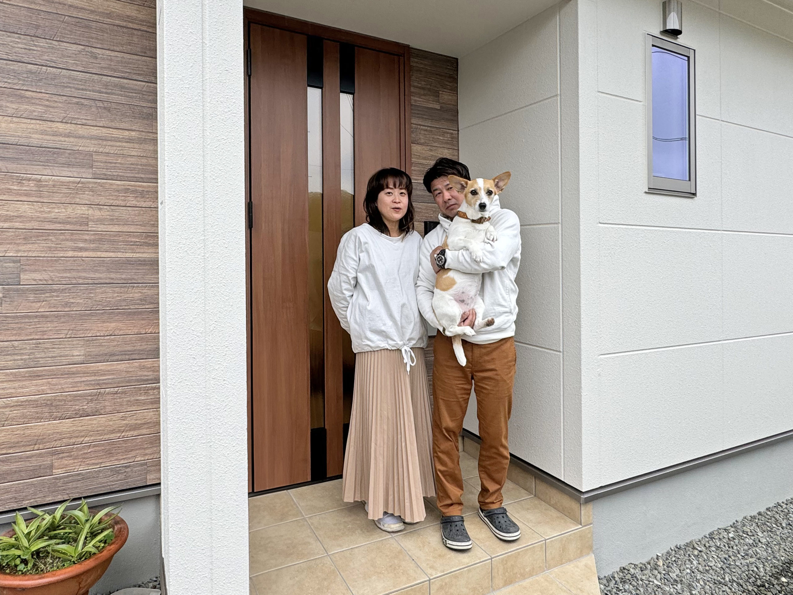 犬と安心、段差なしの平屋　No.19（お客様の声）