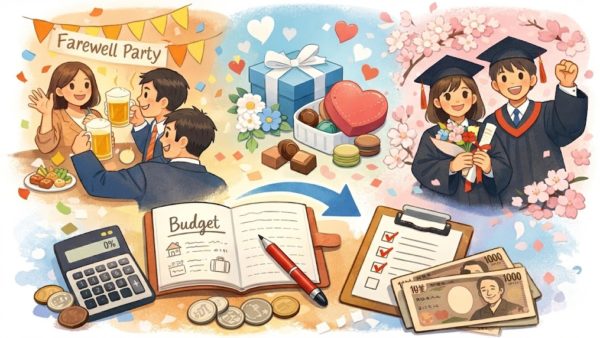 3月の「隠れ出費」を撃退！送別会・ホワイトデー・卒業祝いを予算内でスマートにこなすコツ