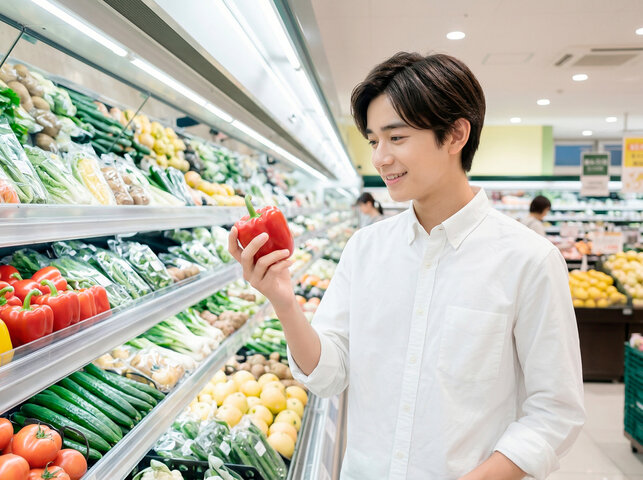 スーパーの食品売り場