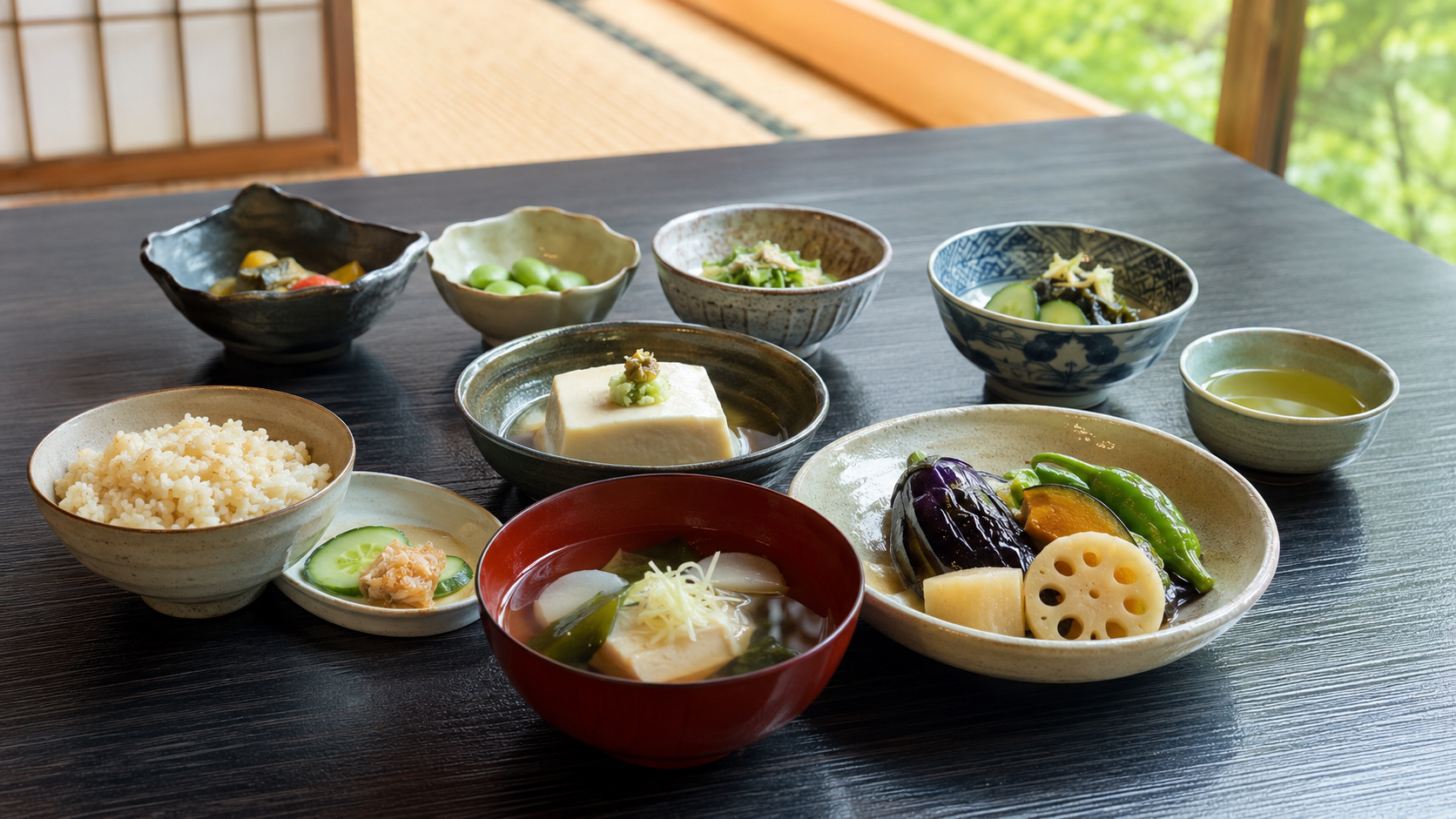 夏の精進料理