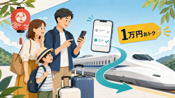 お盆の帰省・夏休み直前でも間に合う！1万円浮かす賢い選択肢
